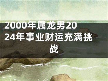 2000年属龙男2024年事业财运充满挑战
