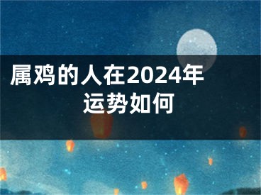 属鸡的人在2024年运势如何