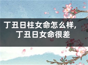 丁丑日柱女命怎么样,丁丑日女命很差
