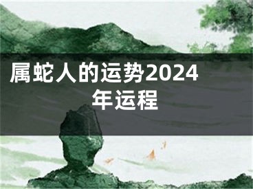属蛇人的运势2024年运程