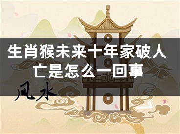 生肖猴未来十年家破人亡是怎么一回事