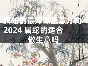 属蛇的最好做生意方向2024 属蛇的适合做生意吗