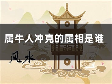 属牛人冲克的属相是谁