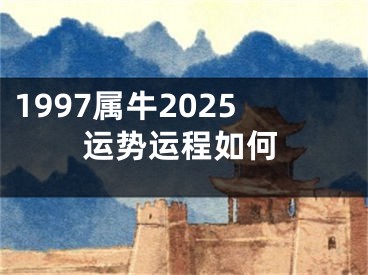1997属牛2025运势运程如何