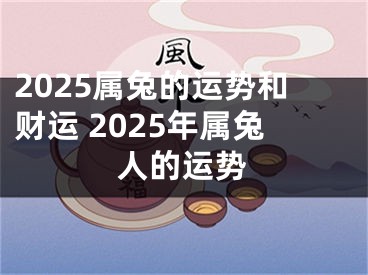 2025属兔的运势和财运 2025年属兔人的运势