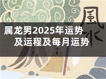 属龙男2025年运势及运程及每月运势