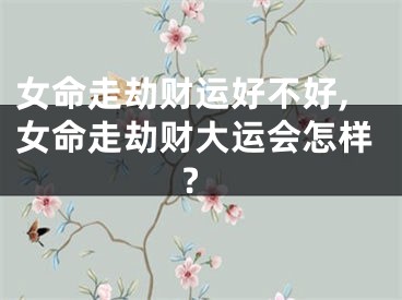 女命走劫财运好不好,女命走劫财大运会怎样?