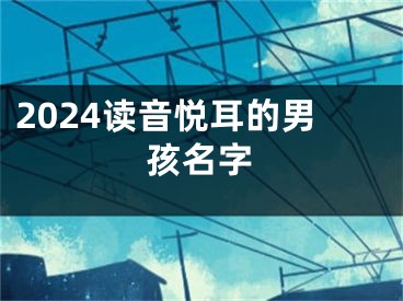 2024读音悦耳的男孩名字