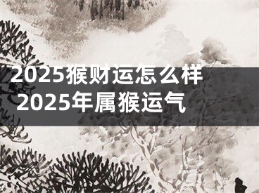 2025猴财运怎么样 2025年属猴运气