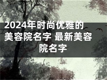 2024年时尚优雅的美容院名字 最新美容院名字