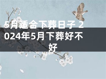 5月适合下葬日子 2024年5月下葬好不好