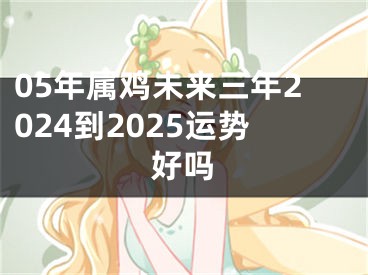 05年属鸡未来三年2024到2025运势好吗