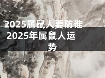 2025属鼠人要防谁 2025年属鼠人运势