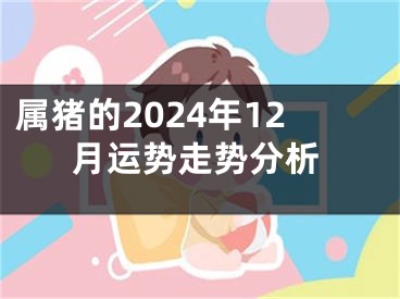 属猪的2024年12月运势走势分析