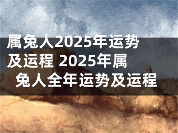 属兔人2025年运势及运程 2025年属兔人全年运势及运程