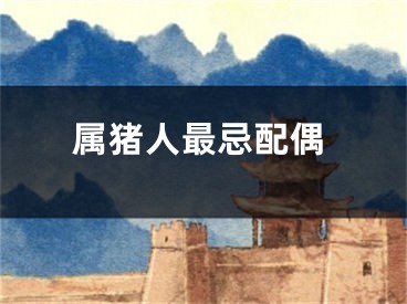 属猪人最忌配偶