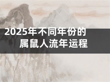 2025年不同年份的属鼠人流年运程