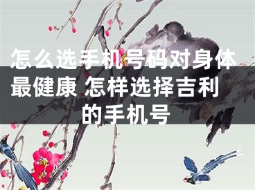 怎么选手机号码对身体最健康 怎样选择吉利的手机号
