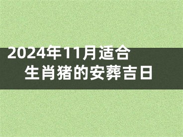 2024年11月适合生肖猪的安葬吉日