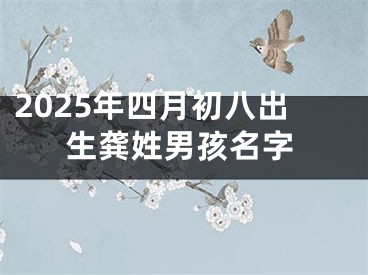 2025年四月初八出生龚姓男孩名字