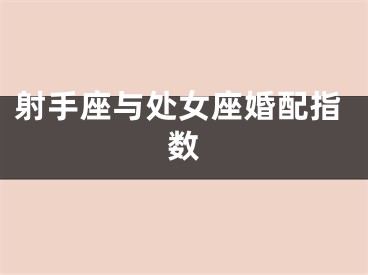 射手座与处女座婚配指数