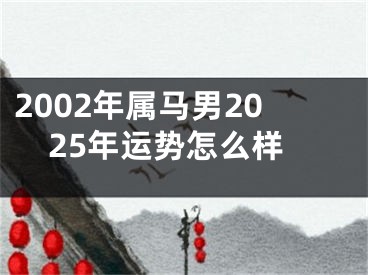 2002年属马男2025年运势怎么样
