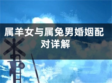 属羊女与属兔男婚姻配对详解