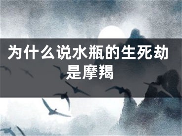 为什么说水瓶的生死劫是摩羯