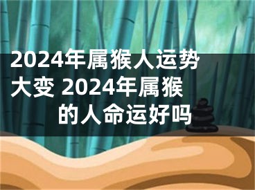 2024年属猴人运势大变 2024年属猴的人命运好吗