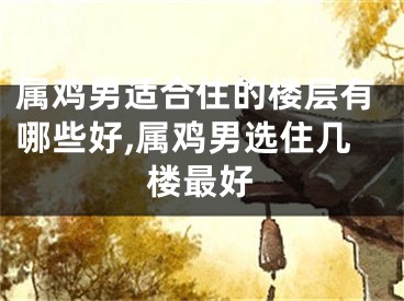 属鸡男适合住的楼层有哪些好,属鸡男选住几楼最好