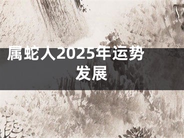 属蛇人2025年运势发展