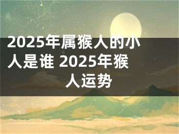 2025年属猴人的小人是谁 2025年猴人运势
