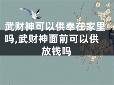 武财神可以供奉在家里吗,武财神面前可以供放钱吗