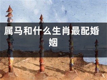 属马和什么生肖最配婚姻