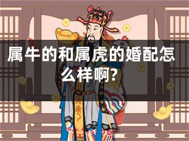属牛的和属虎的婚配怎么样啊?