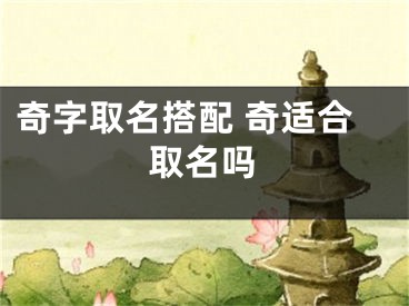 奇字取名搭配 奇适合取名吗