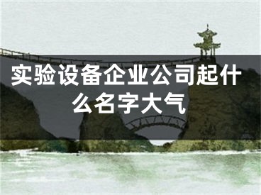 实验设备企业公司起什么名字大气