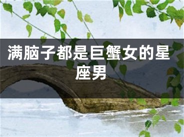 满脑子都是巨蟹女的星座男