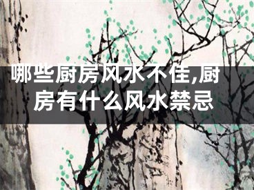 哪些厨房风水不佳,厨房有什么风水禁忌
