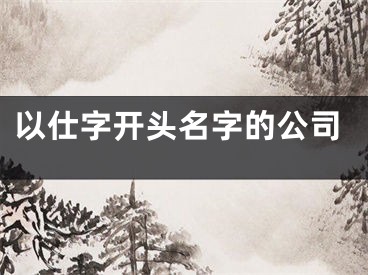 以仕字开头名字的公司