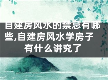 自建房风水的禁忌有哪些,自建房风水学房子有什么讲究了