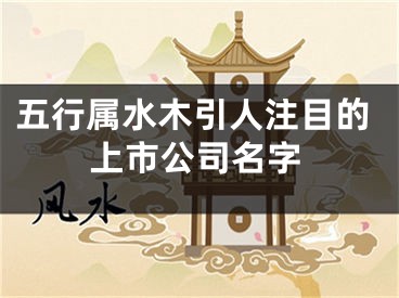 五行属水木引人注目的上市公司名字