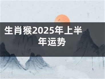 生肖猴2025年上半年运势