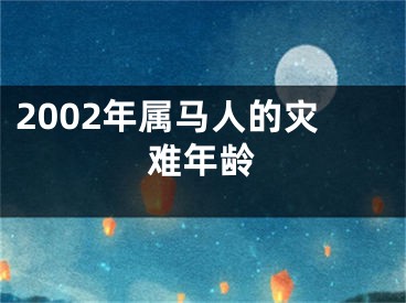 2002年属马人的灾难年龄