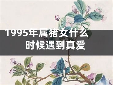 1995年属猪女什么时候遇到真爱