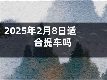 2025年2月8日适合提车吗