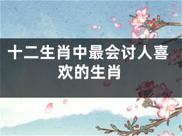 十二生肖中最会讨人喜欢的生肖
