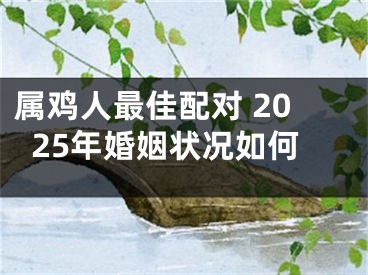 属鸡人最佳配对 2025年婚姻状况如何
