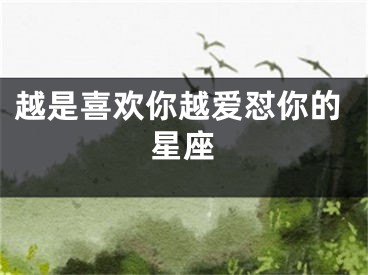 越是喜欢你越爱怼你的星座