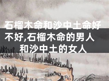 石榴木命和沙中土命好不好,石榴木命的男人和沙中土的女人